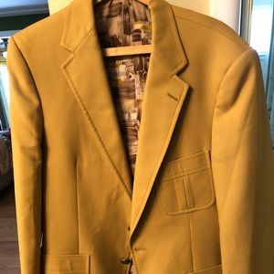 Vintage 1970s Century 21 Realtors Gold Jacket